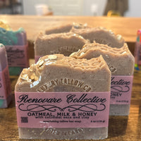 Oatmeal, Milk & Honey Bar Soap - The Wooden Boar Soap Company