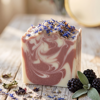 Blackberry Sage Bar Soap - The Wooden Boar Soap Company
