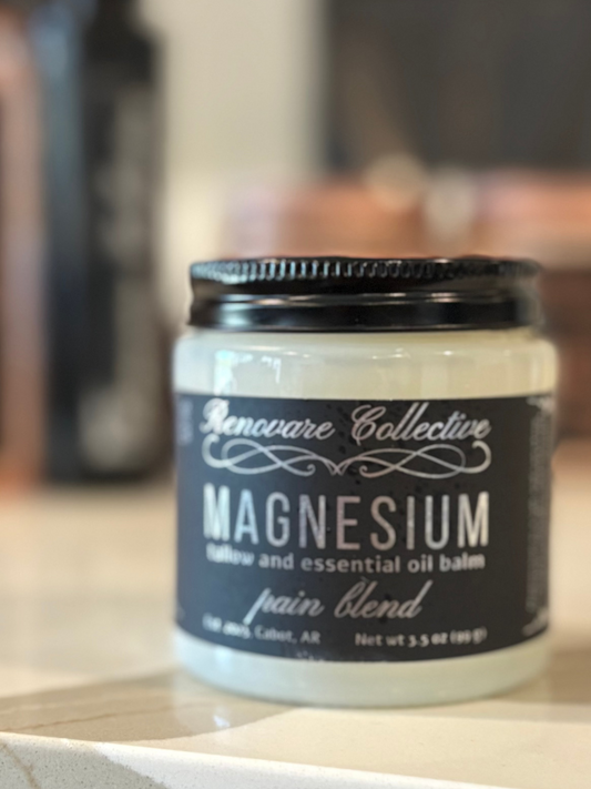 Magnesium - Whipped Tallow Lotion - The Wooden Boar Soap Company