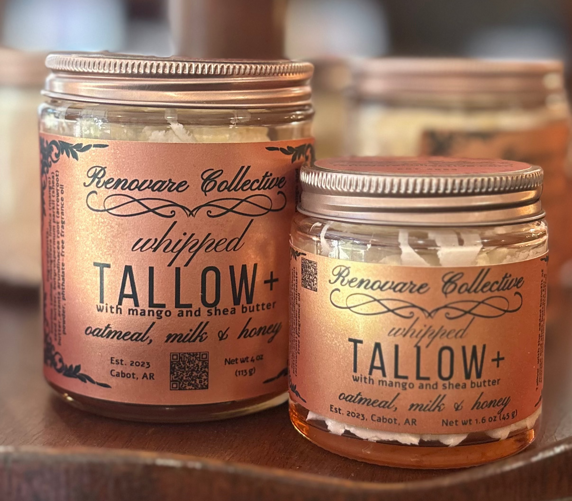 Whipped Tallow+ Mango and Shea - The Wooden Boar Soap Company