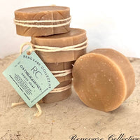 Oatmilk & Honey Shave Soap - The Wooden Boar Soap Company